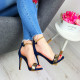 Dámske modré elegantné sandálky Goldie