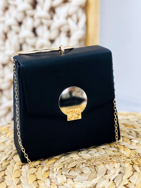 Elegantná čierna kabelka Zoja