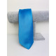 Pánska tyrkysová saténová úzka kravata