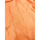 Dámské dlhé oranžové saténové šaty  - KAZ