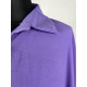 Oversize fialové košeľové šaty - KAZ