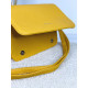 Dámska žltá kabelka s remienkom