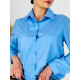 Dámska modrá oversize košeľa