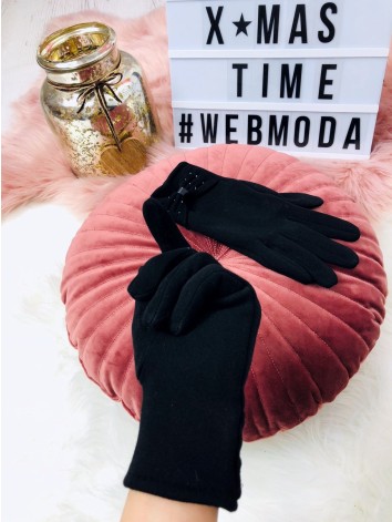 Dámske rukavice s mašľou