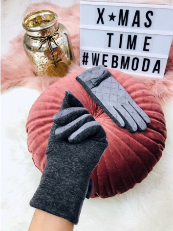 Dámske rukavice s mašľou