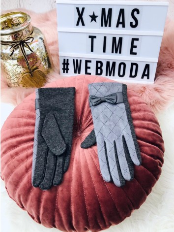 Dámske rukavice s mašľou