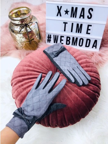 Dámske rukavice s mašľou