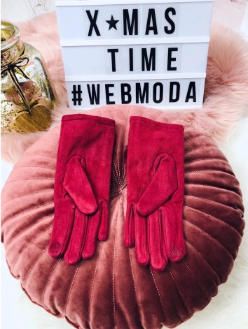 Dámske rukavice s pravou kožušinkou