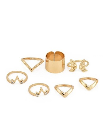 Set dámskych prsteňov Boho 4