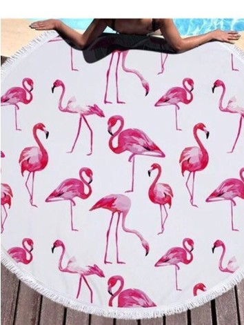 Plážová okrúhla osuška