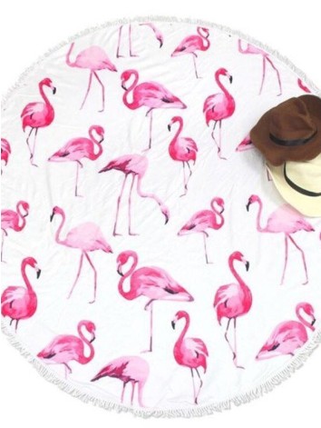 Plážová okrúhla osuška