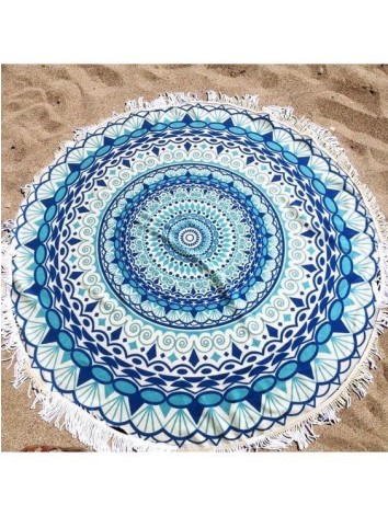 Plážová okrúhla osuška