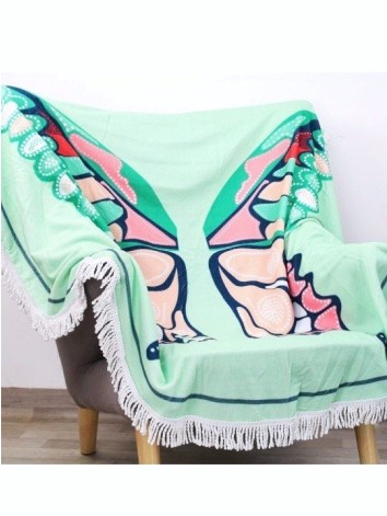 Plážová okrúhla osuška