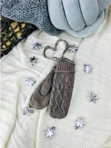 Dámske pletené rukavice