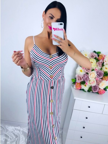 Dlhé letné biele maxi šaty