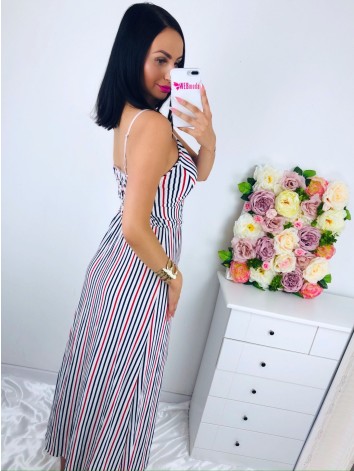 Dlhé letné biele maxi šaty