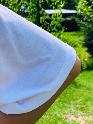 Oversize biele tričko Mickey Mouse