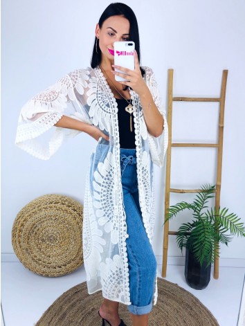 Dámske čipkované Kimono Kora