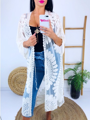 Dámske čipkované Kimono Kora