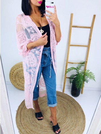 Dámske čipkované Kimono Mellis