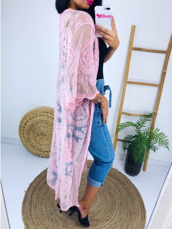 Dámske čipkované Kimono Mellis