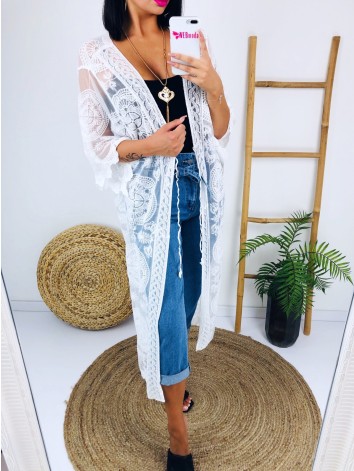 Dámske čipkované Kimono Mellis