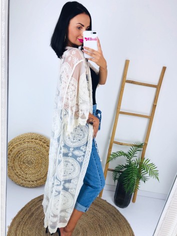Dámske čipkované Kimono Mellis