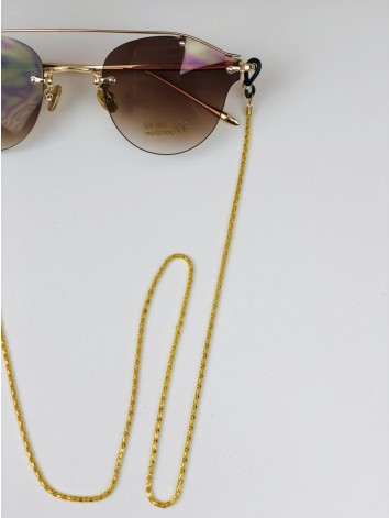 Zlatá retiazka na slnečné okuliare