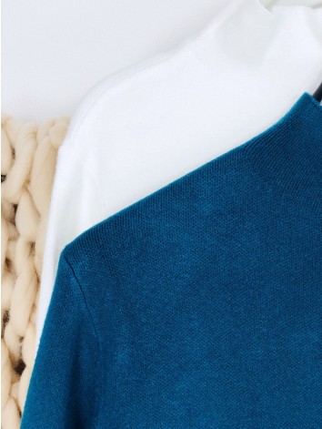 Dámske žlté svetrové šaty