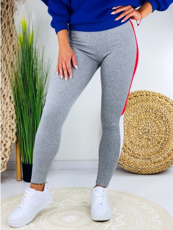 Teplákové sivé legíny