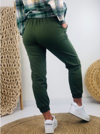 Dámske khaki tepláky