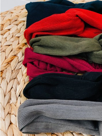 Dámska červená čelenka Ella