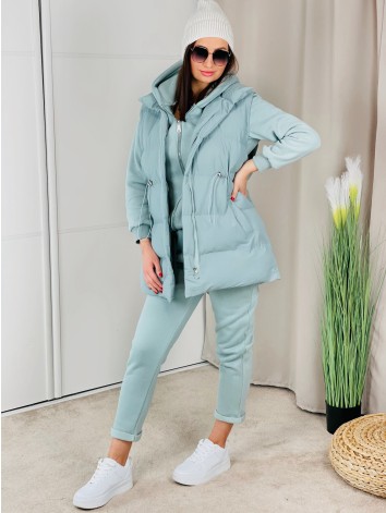 Dámska 3-dielna zelená súprava