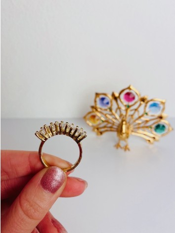 Dámsky stieborný prsteň