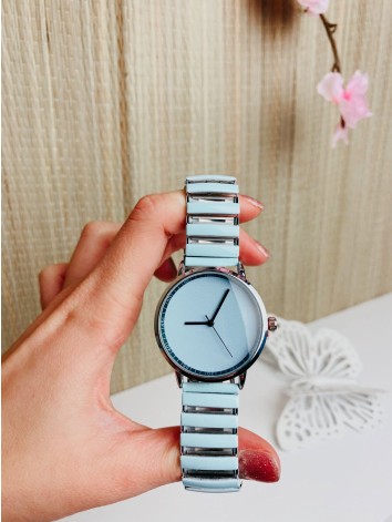 Dámske modré hodinky