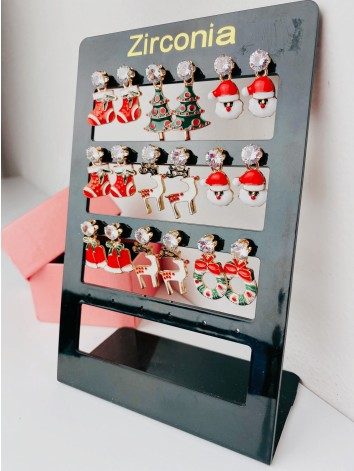 Dámske vianočné náušnice Zvončeky