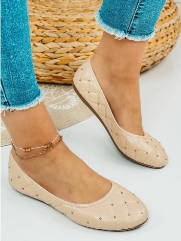 Dámske béžové balerínky