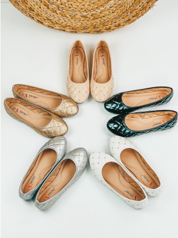 Dámske béžové balerínky