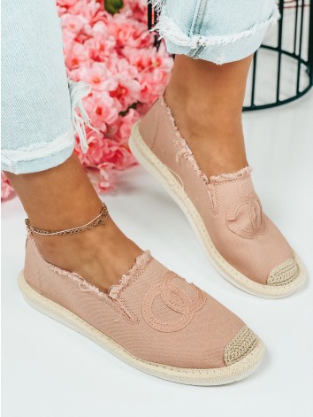 Dámske ružové espadrilky Chalen