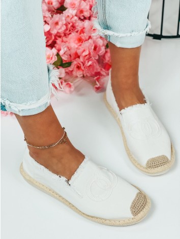 Dámske biele espadrilky Chalen