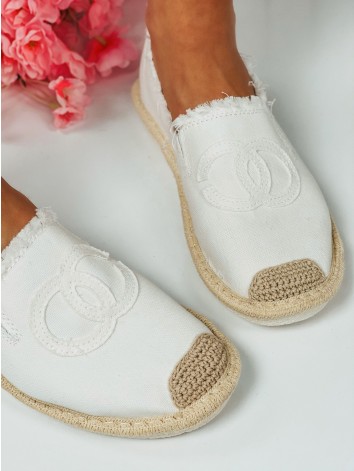 Dámske biele espadrilky Chalen