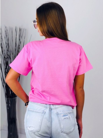 Ružové tričko s plyšovou hračkou