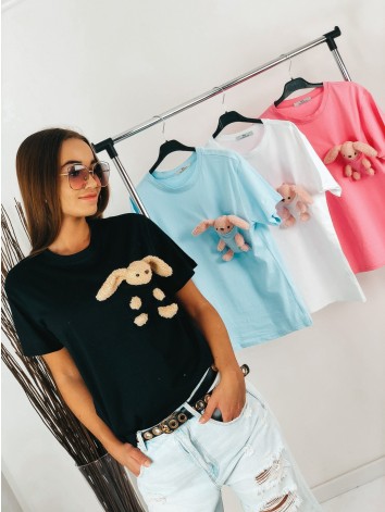 Ružové tričko s plyšovou hračkou