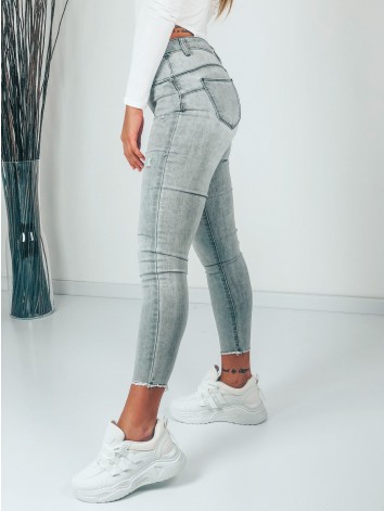 Dámske sivé elastické rifle