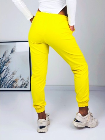 Dámske žlté tepláky