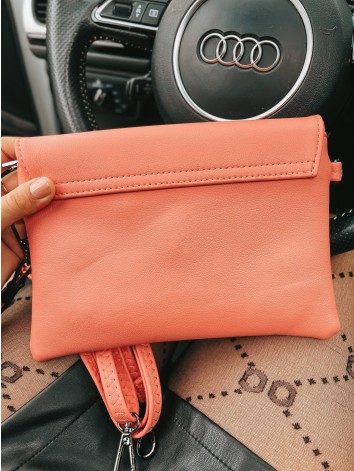 Dámska listová/crossbody biela kabelka
