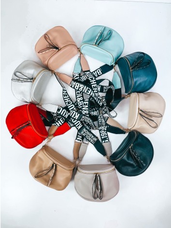 Dámska červená crossbody kabelka