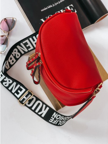 Dámska červená crossbody kabelka