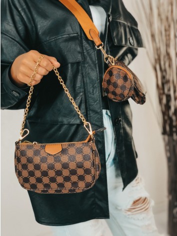 Trojkombinácia ľadvinky v camel farbe