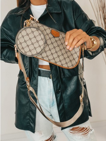 Trojkombinácia ľadvinky v béžovej farbe Louisa